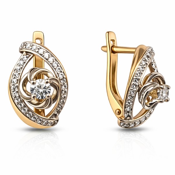 Серьги из золота 02-7163