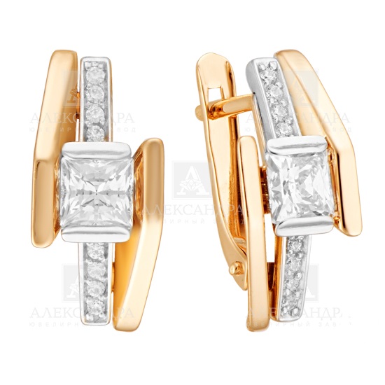 Серьги из золота кл3460а-62