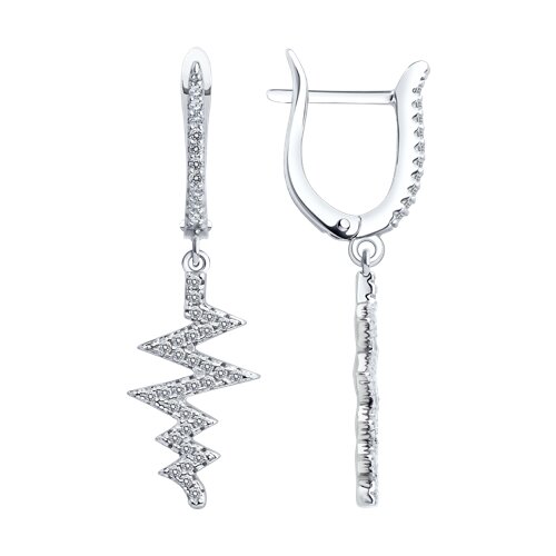 Серьги из серебра 94027185-91