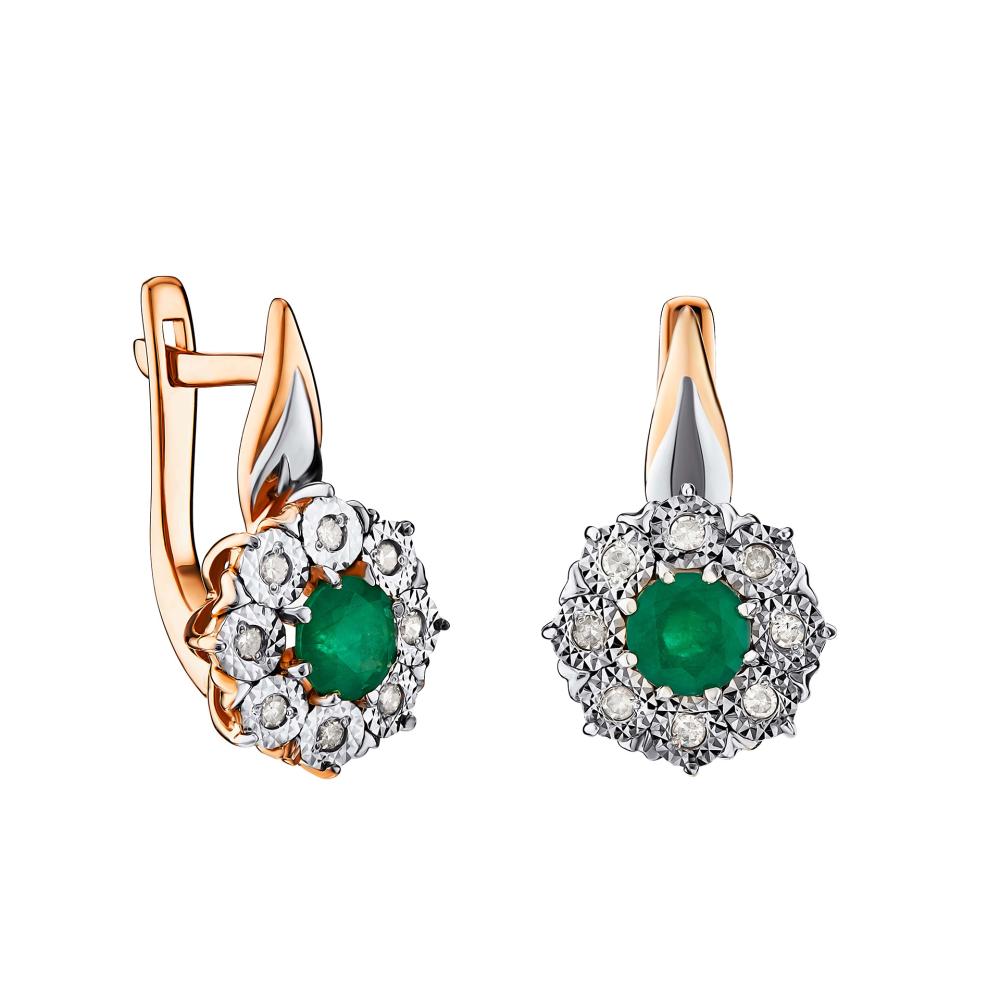 Серьги из золота 803-02443-10-11-01-10