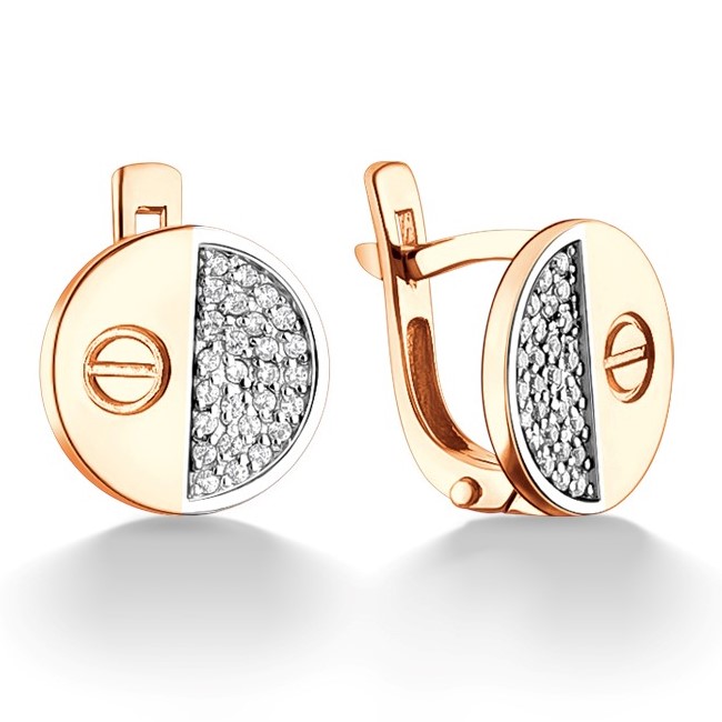 Серьги из золота с4687