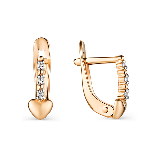 Серьги из золота С132-1253