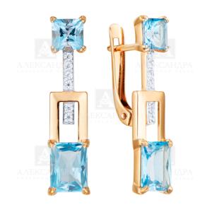 Серьги из золота кл3978а-78-01