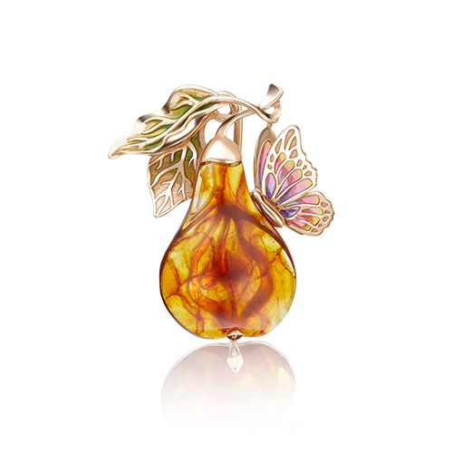 Брошь из золота 04-0183-00-271-1110-46