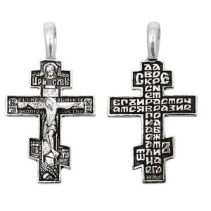 Крест из серебра 473-3025