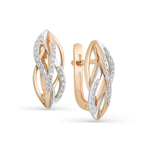 Серьги из золота 2-107-355