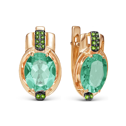 Серьги из золота 200-1148_krist-205