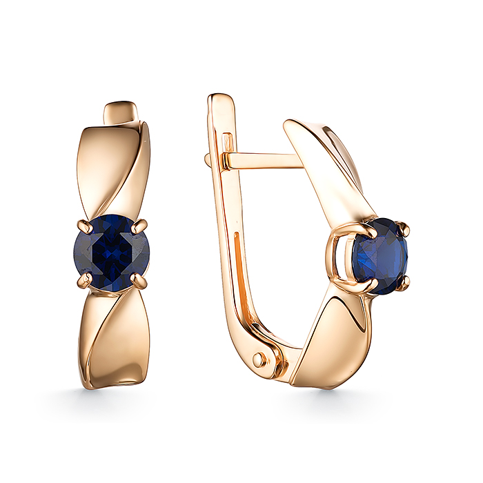 Серьги из золота 2-949_