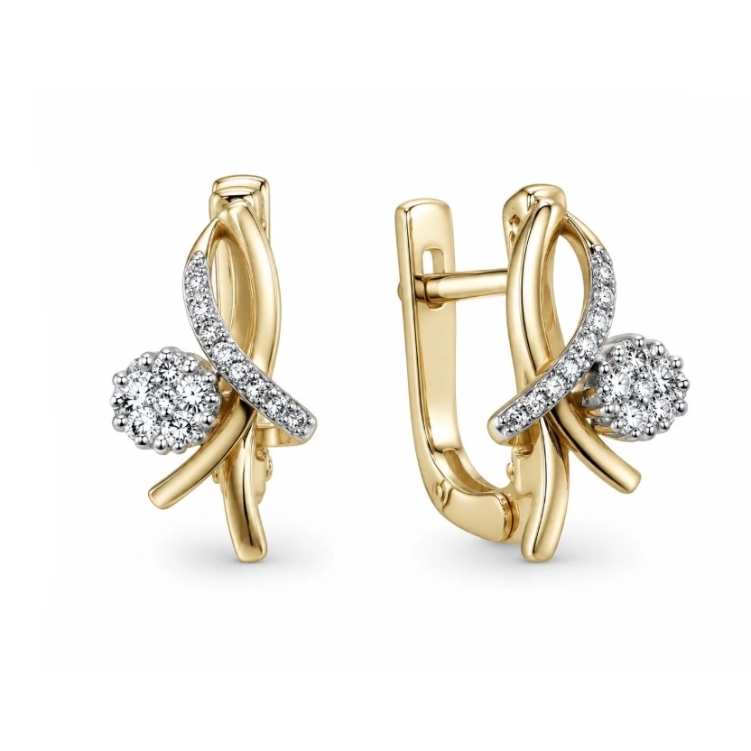Серьги из золота 32-4-dd-e-042118
