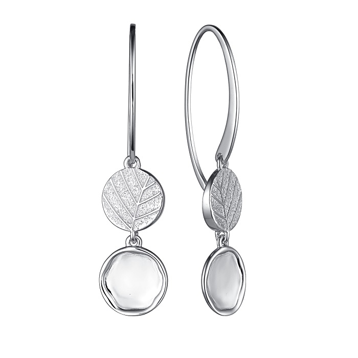 Серьги из серебра 02-3677/0000-00