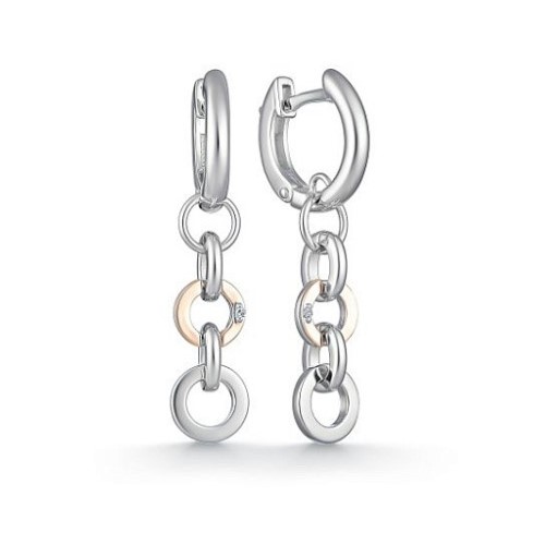 Серьги из серебра 02-2234/000Б-00