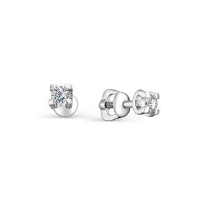 Серьги из серебра 02-0971/00КЦ-00