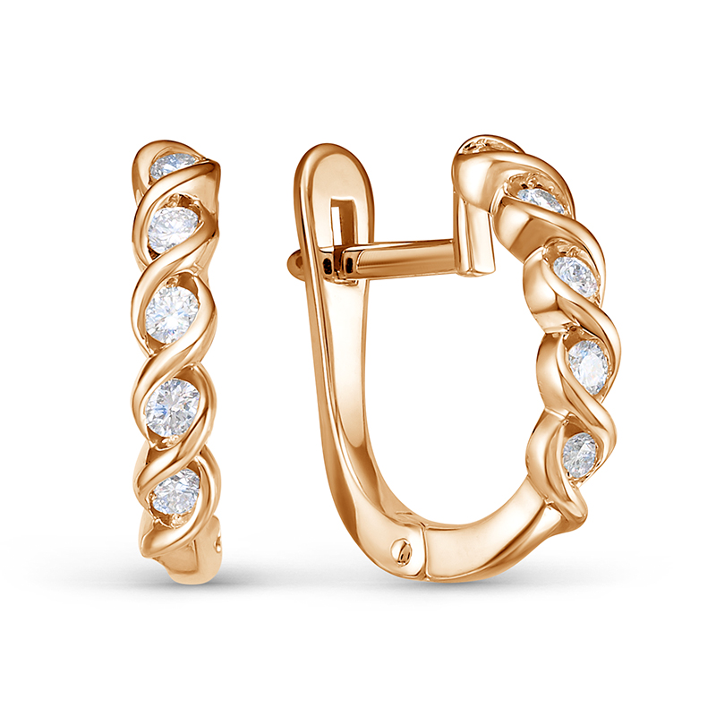 Серьги из золота БР122552