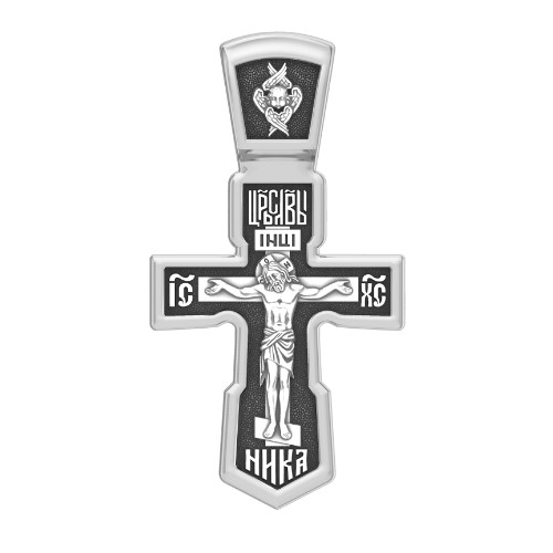 Крест из серебра 473-18104