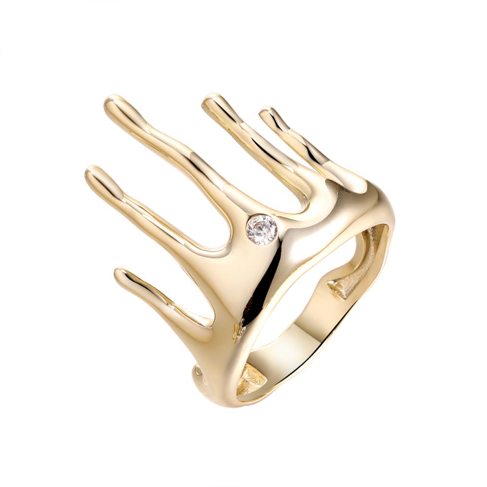 Кольцо из серебра CZ-R05608-X-L-W-X-X