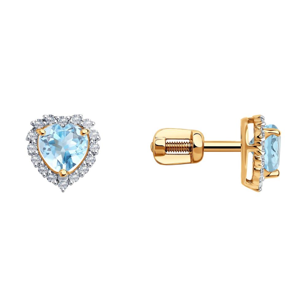 Серьги из золота 728280