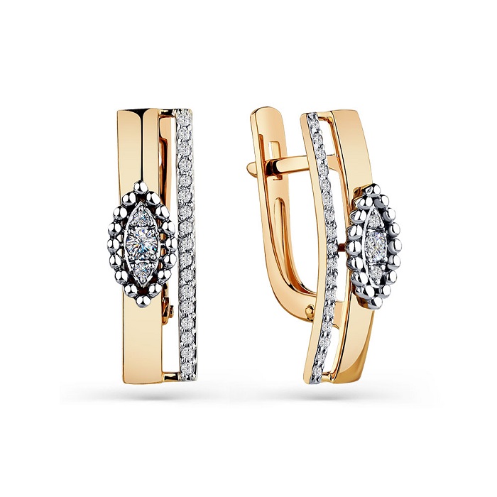 Серьги из золота 2-408727-00-00