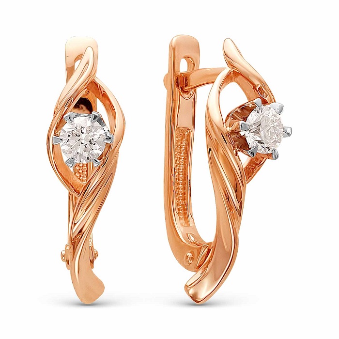 Серьги из золота 2-389