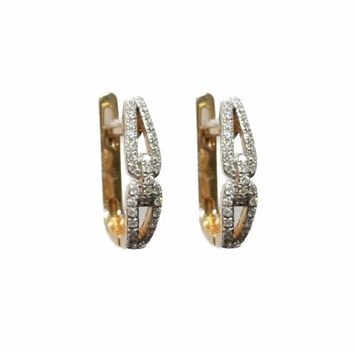 Серьги из золота 56-1-DD-E-A10055