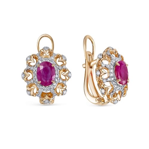 Серьги из золота 24344-103