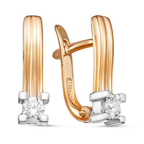 Серьги из золота 02-3315