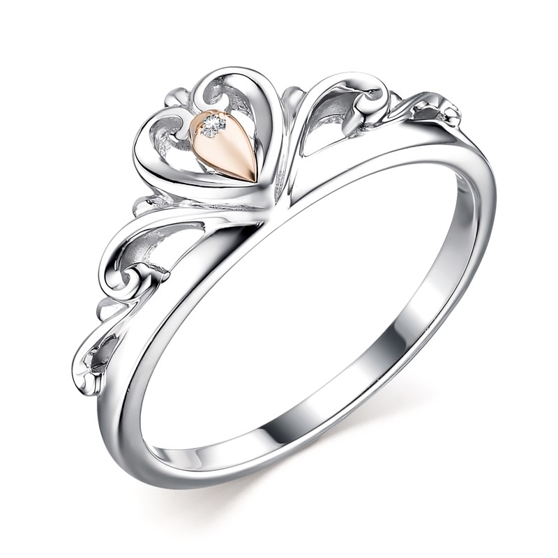 Кольцо из серебра 01-1958/000Б-00