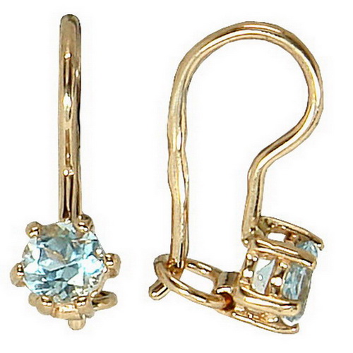 Серьги из золота с264-20