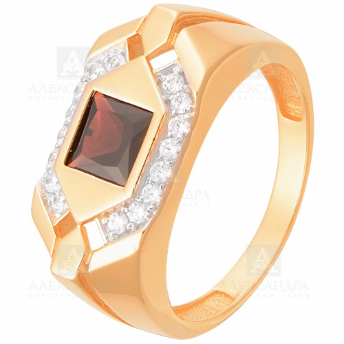 Кольцо из золота к859-27