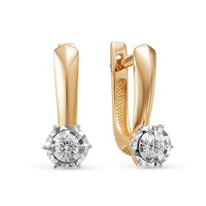 Серьги из золота БР121749