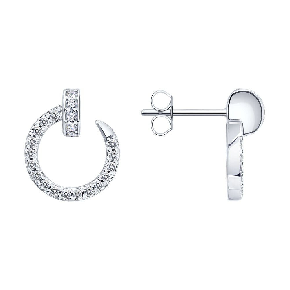 Серьги из серебра 94027192-91