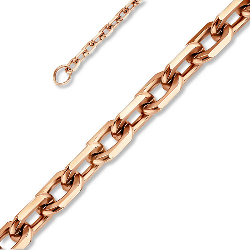 Цепь из серебра ЯГ-70(65) золочение