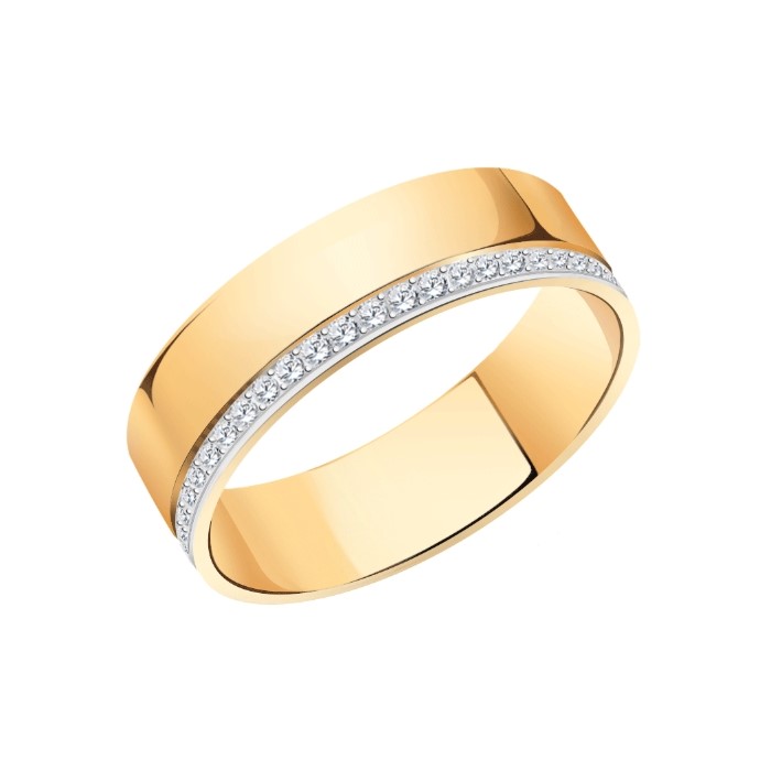 Кольцо из золота 676-6