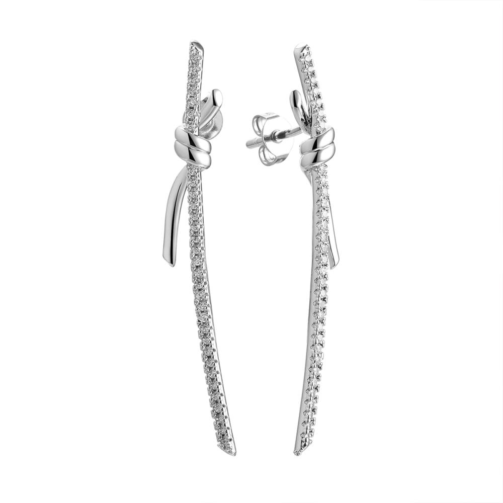 Серьги из серебра CZ-E05249-X-W-X-X-W