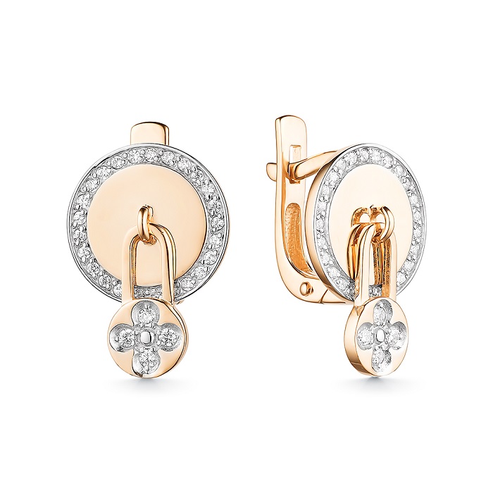 Серьги из золота с4703