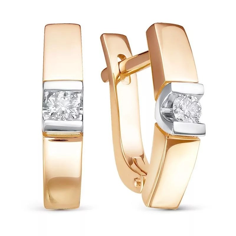 Серьги из золота 2-249-10