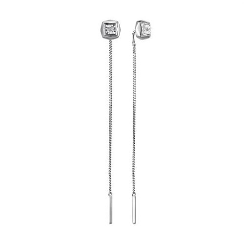 Серьги из серебра 02-3521/000Б-00