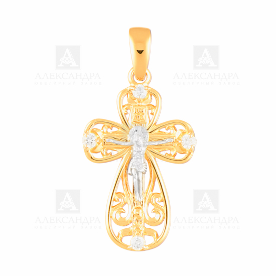 Крест из золота п924