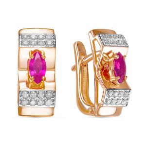 Серьги из золота 02-3033/3