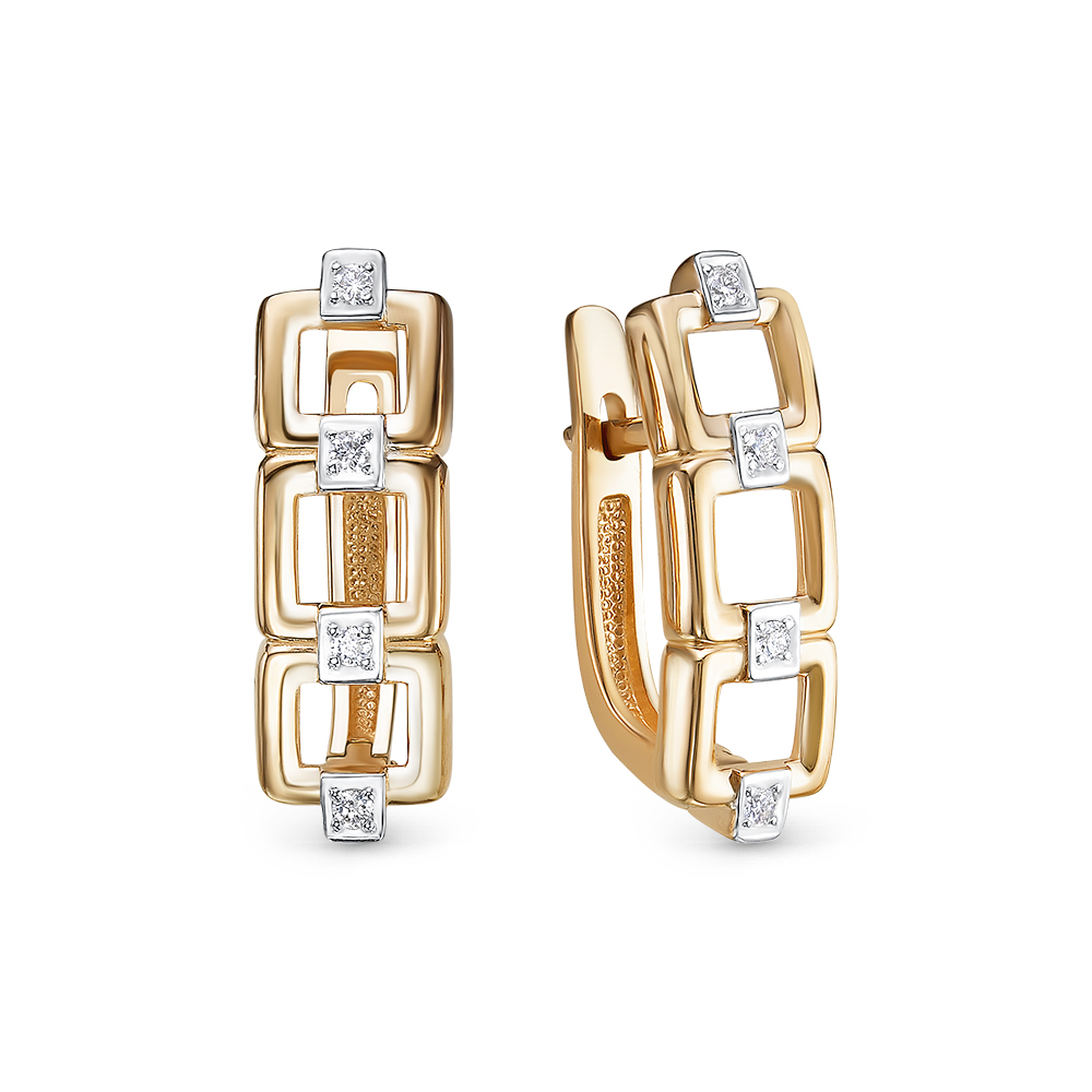 Серьги из золота 02-3958