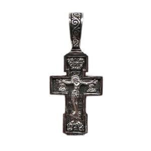 Крест из серебра 145-3037КЛ