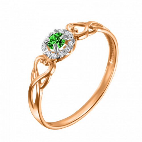 Кольцо из золота К.193021НГ.18,0.злФ.з585