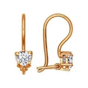 Серьги из золота 021929