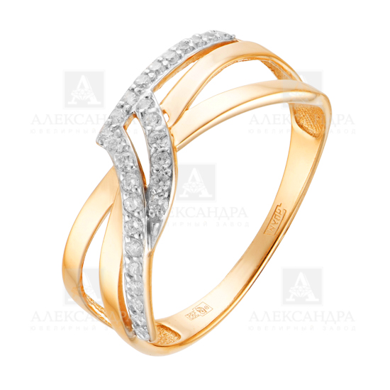 Кольцо из золота кл3810