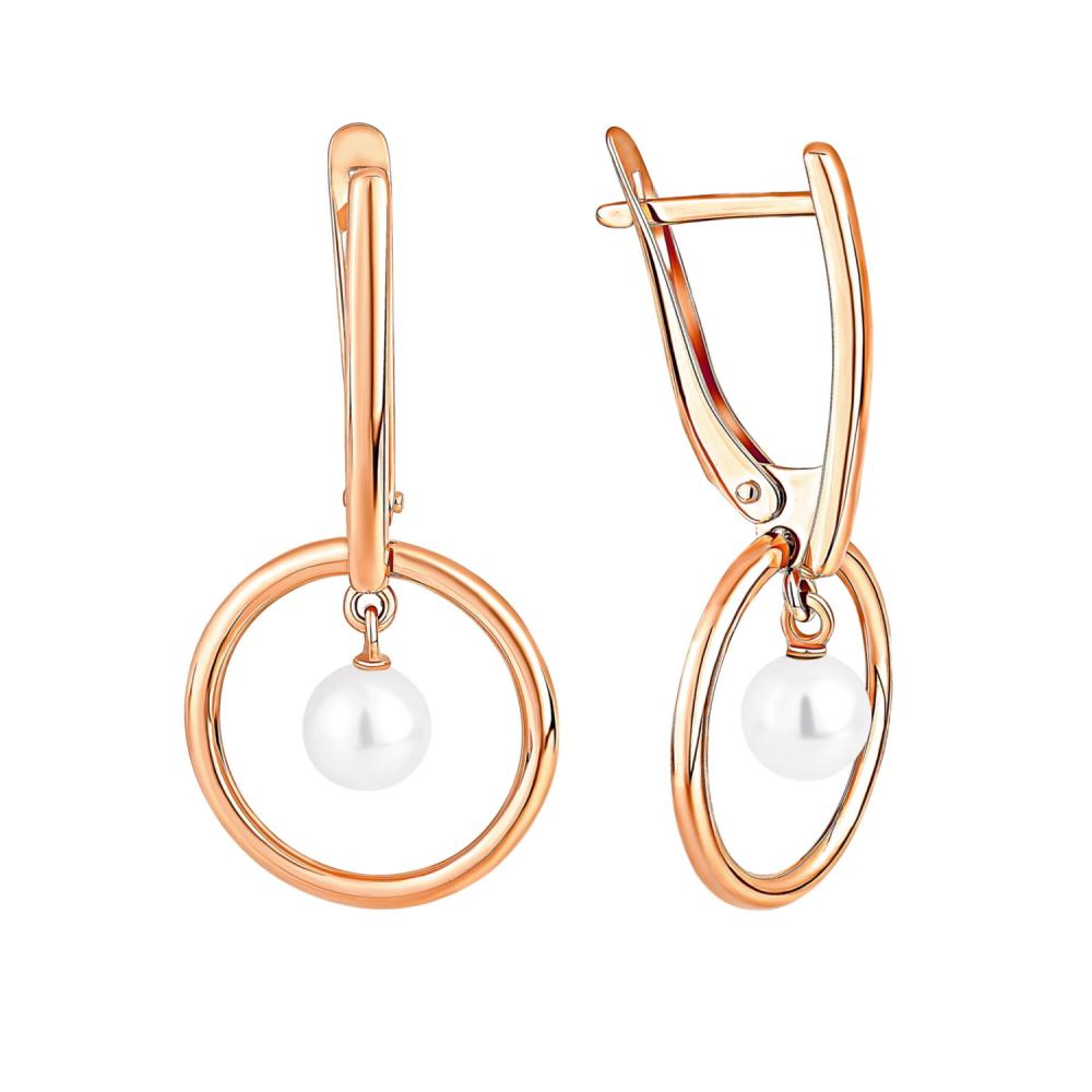 Серьги из золота 290-1-1345