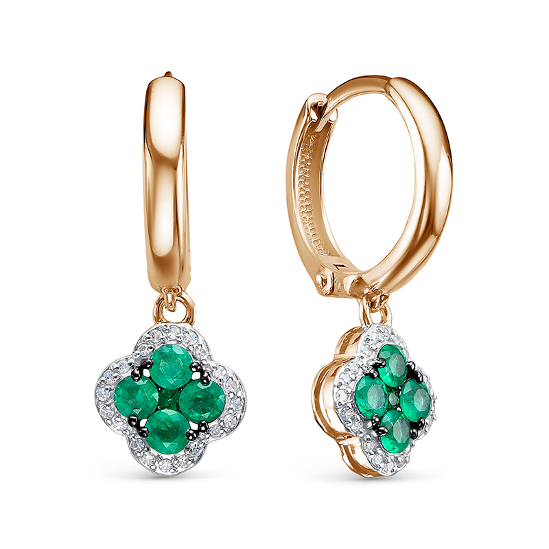 Серьги из золота БР322516