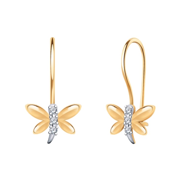 Серьги из золота 21206