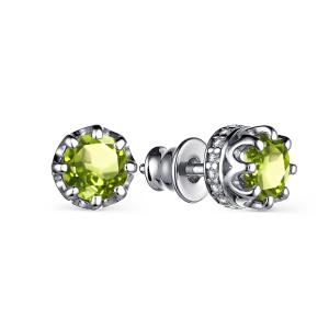 Серьги из серебра 02-3187/00ХР-00