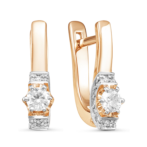 Серьги из золота БР120900б