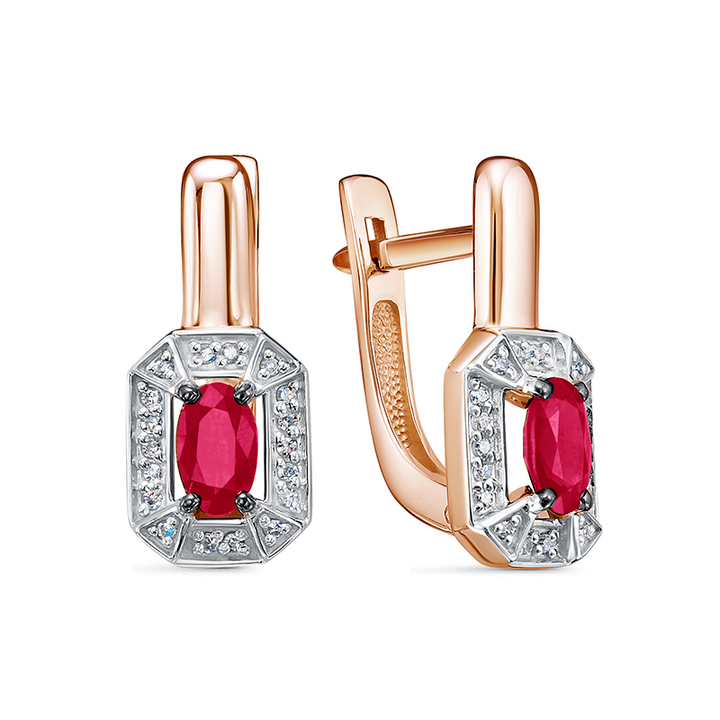 Серьги из золота БР422676