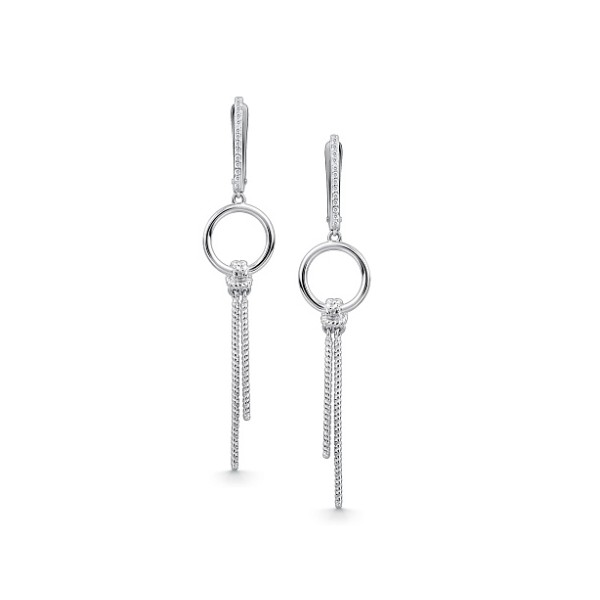 Серьги из серебра 02-4678/00КЦ-00